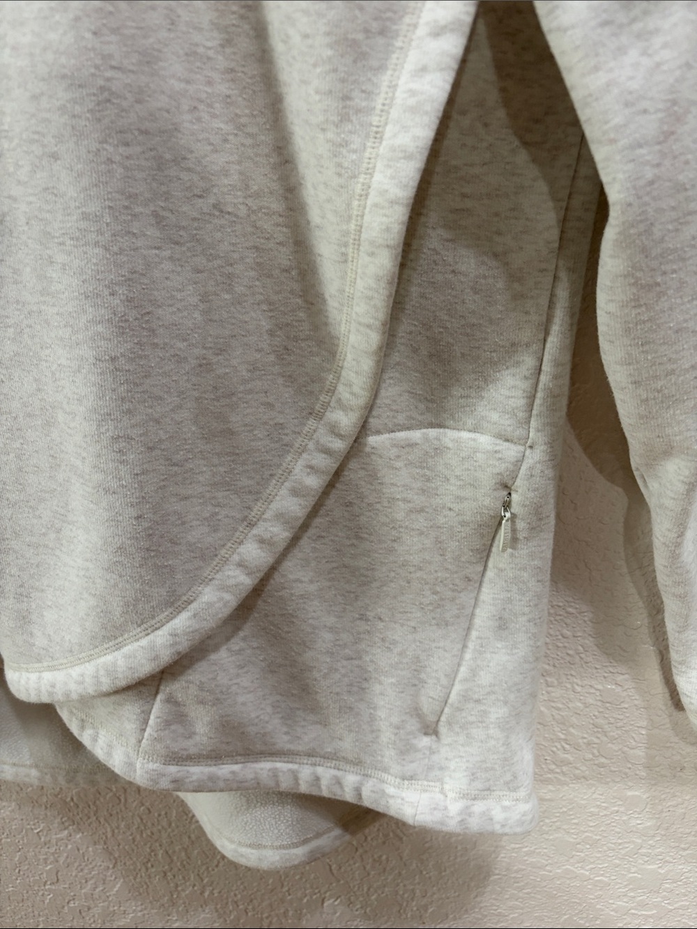 ATHLETA,Size XL,Cozy Off-White Quarter Zip Pullover - Picture 6 of 15